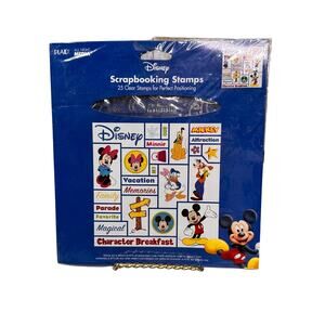 Disney Vacation Scrapbooking STAMPS 25 Clear Mickey Minnie Mouse Pluto